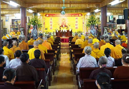 Lễ tạ pháp PL 2566 – DL 2022 tại trường hạ Tổ đình Bồ Đề  